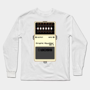 Boss GE-6 Graphic Equalizer Guitar Effect Pedal Long Sleeve T-Shirt